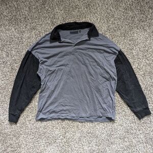 oversized dark academia long sleeve shirt